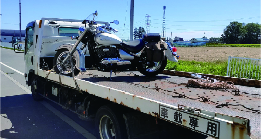 バイクの引取日